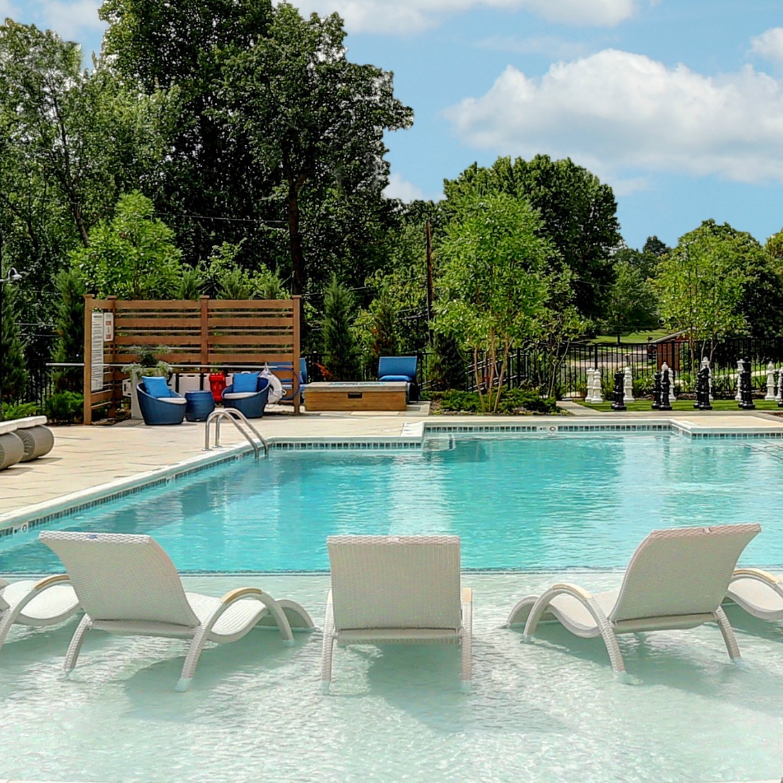 The Henry at Fritz Farm luxury apartments resort-style pool
